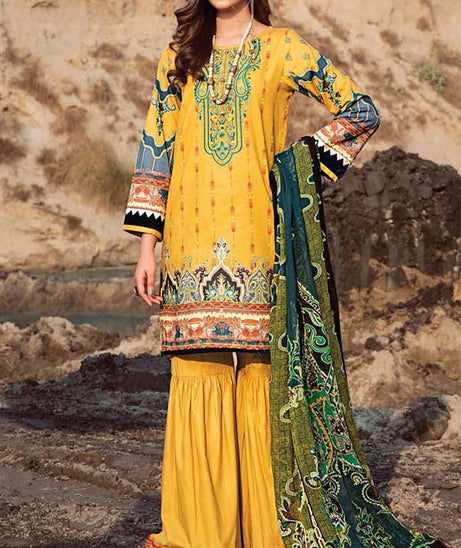 Ayra L/Lawn Chiffon Dupatta`21 D#7