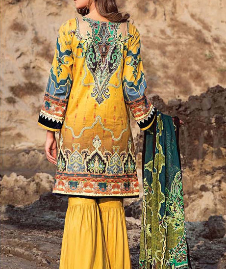 Ayra L/Lawn Chiffon Dupatta`21 D#7