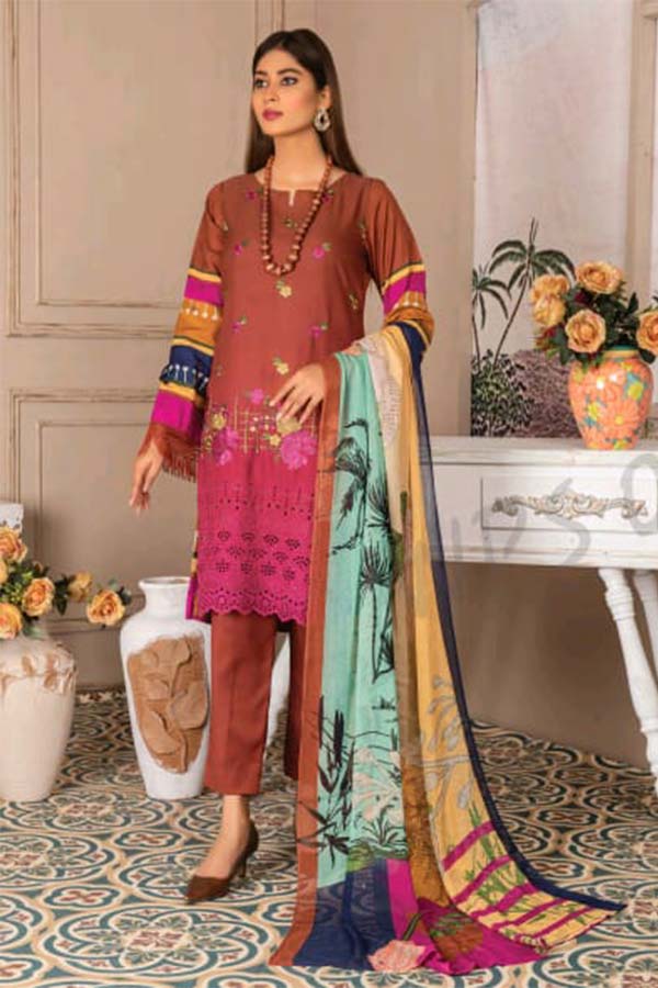 Ayzal Chikankari Linen'21 A#3 Vol-84