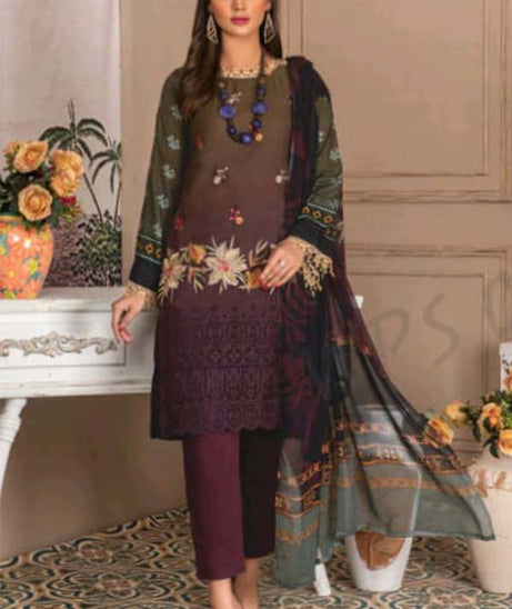 Ayzal Chikankari Linen'21 A#6 Vol-84
