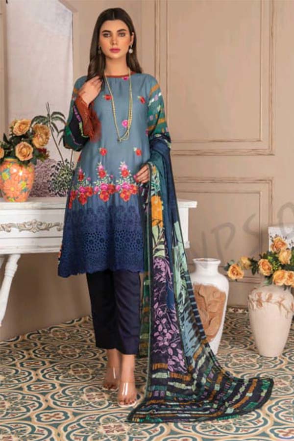 Ayzal Chikankari Linen'21 A#9 Vol-84