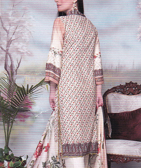Ayzal D/Chikankari Linen`21 A#4 (Vol-52)