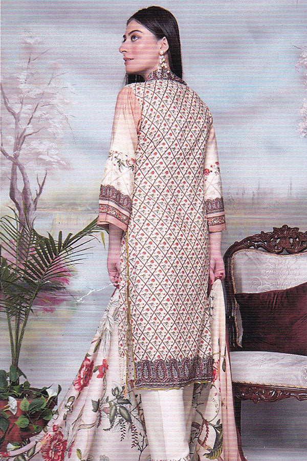 Ayzal D/Chikankari Linen`21 A#4 (Vol-52)