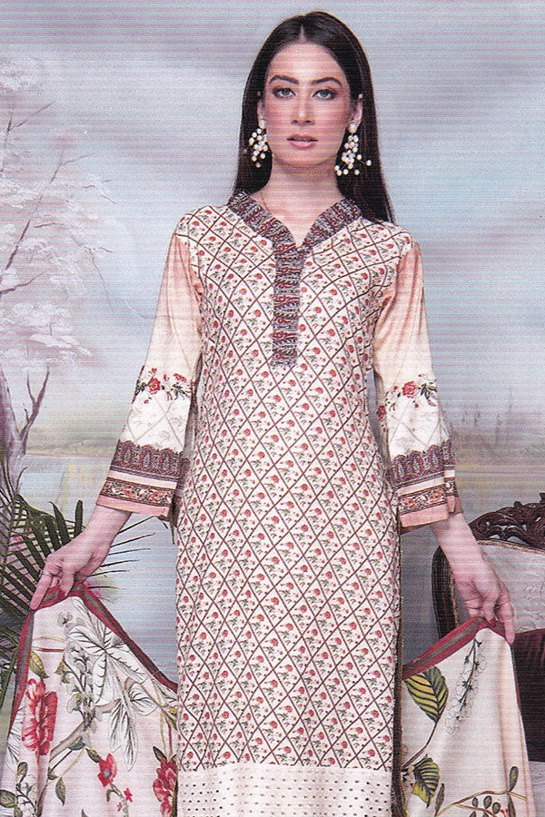 Ayzal D/Chikankari Linen`21 A#4 (Vol-52)