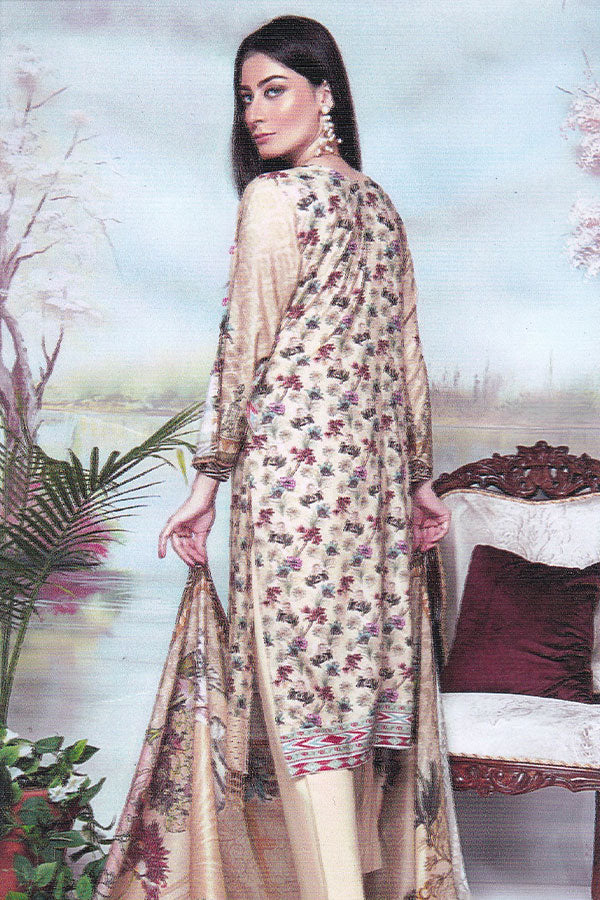 Ayzal D/Chikankari Linen`21 A#8 (Vol-52)