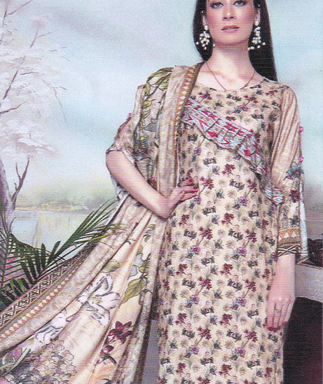 Ayzal D/Chikankari Linen`21 A#8 (Vol-52)