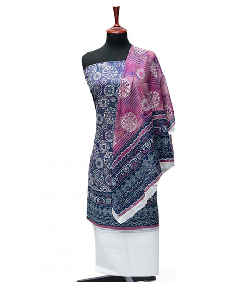 Ayzal Print Lawn`25 D#204 (White)