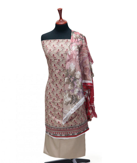 Ayzal Print Lawn`25 D#207 (L Brown)
