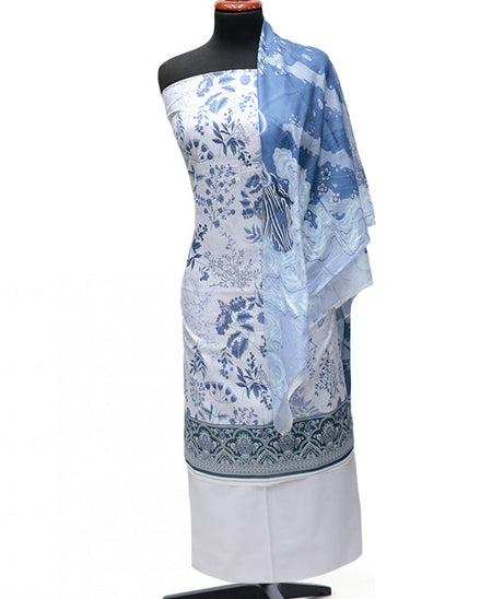 Ayzal Print Lawn`25 D#208 (Lilac)