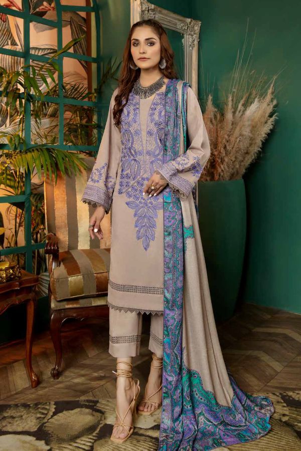 BR Dhanak Emb Linen`21 D#11-C (Vol-2)