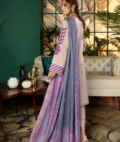 BR Dhanak Emb Linen`21 D#12-A (Vol-2)