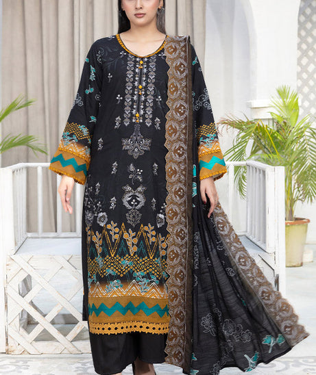 BR Noir D/Emb Viscose`25 ART#02