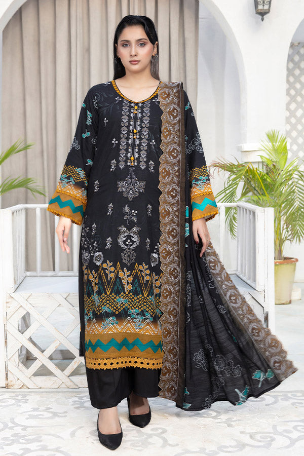 BR Noir D/Emb Viscose`25 ART#02