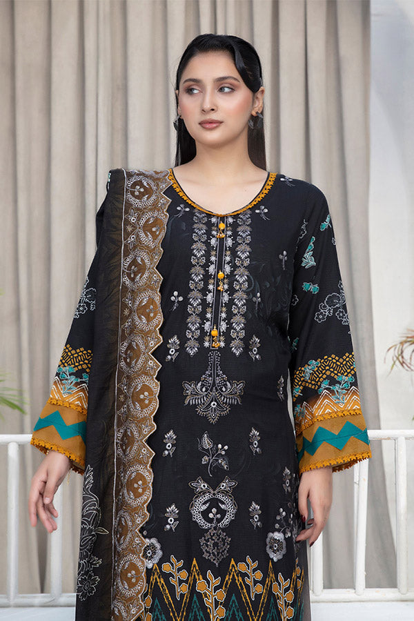 BR Noir D/Emb Viscose`25 ART#02