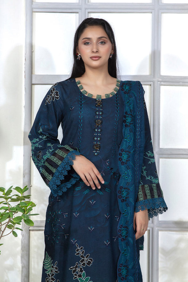 BR Noir D/Emb Viscose`25 ART#09