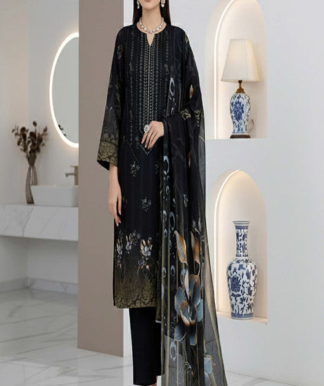 BR Roshni B-Dora Lawn '26 D#1 (Black)