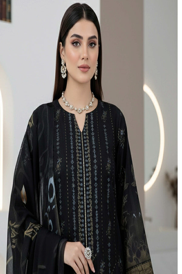 BR Roshni B-Dora Lawn '26 D#1 (Black)
