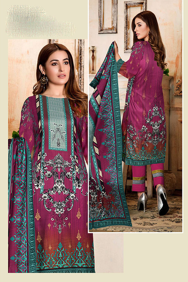 Belleza Satin Linen`21 D#21150 (Magenda)