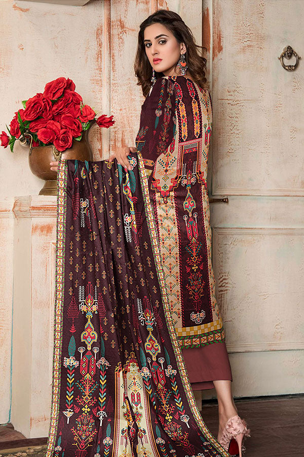 Belleza Satin Linen`21 D#21154 (D Maroon)