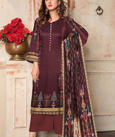 Belleza Satin Linen`21 D#21154 (D Maroon)