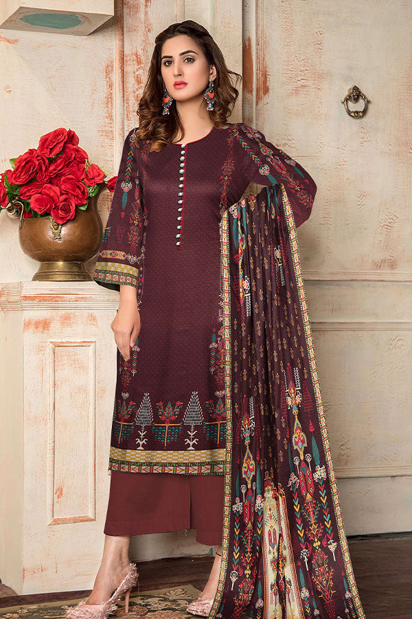 Belleza Satin Linen`21 D#21154 (D Maroon)
