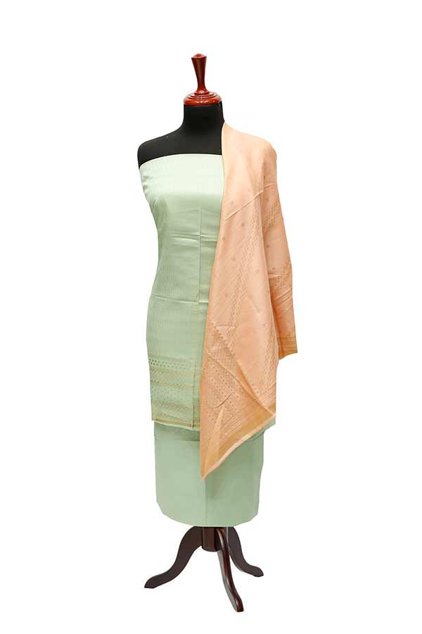 Bin Saeed Cotton Jacquard'22 D#1 (Apple Green)