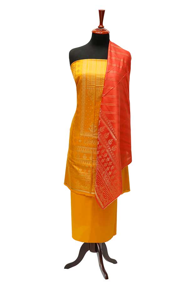 Bin Saeed Cotton Jacquard'22 D#1 (Mustard)