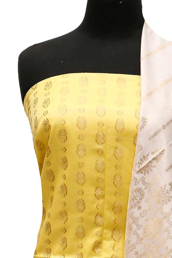 Bin Saeed Cotton Jacquard'22 D#1 (Yellow)