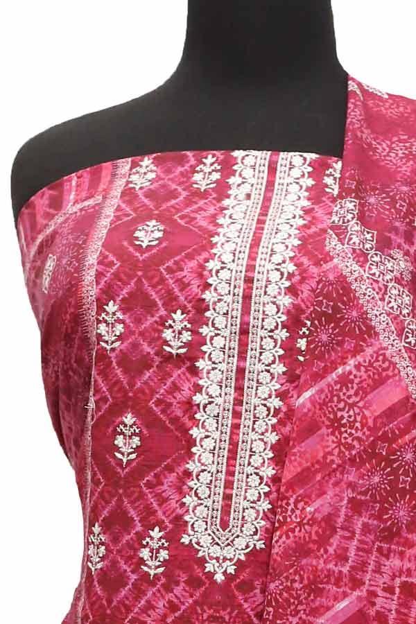 Bin Saeed Emb Khaddar`21 D#1741 (D Pink)
