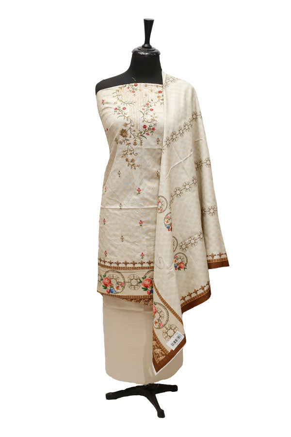 Bin Saeed Emb Khaddar`21 D#1743 (Skin)