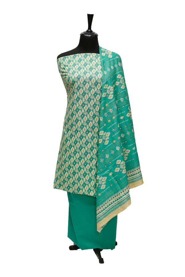 Bin Saeed Print Khaddar`21 D#1 (Green)