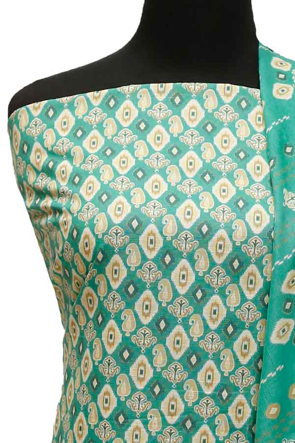 Bin Saeed Print Khaddar`21 D#1 (Green)