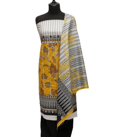 Bin Saeed Print Khaddar`21 D#1562 (Black)