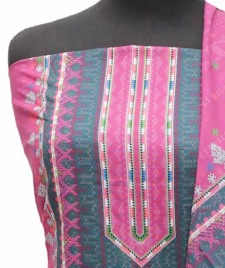 Bin Saeed Print Khaddar`21 D#1745 (G Grey)