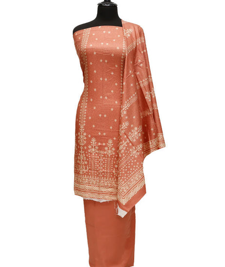 Bin Saeed Print Linen`21 D#959 (Peach)