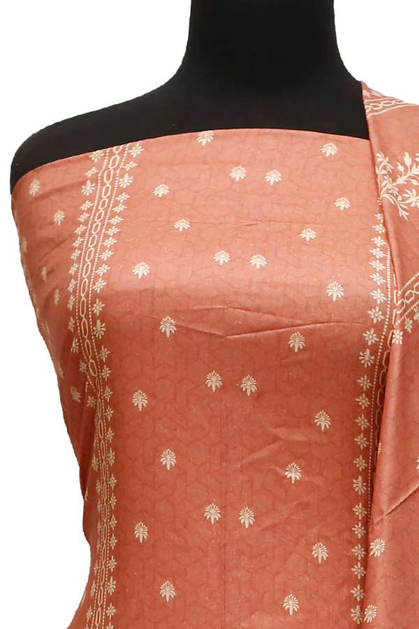 Bin Saeed Print Linen`21 D#959 (Peach)