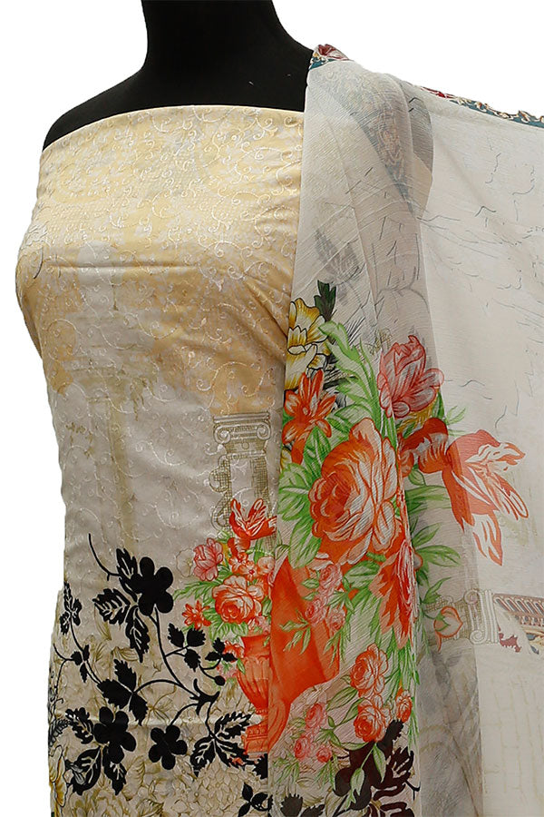 Chiken Kari Lawn Chiffon Dupatta`21 D#13-13