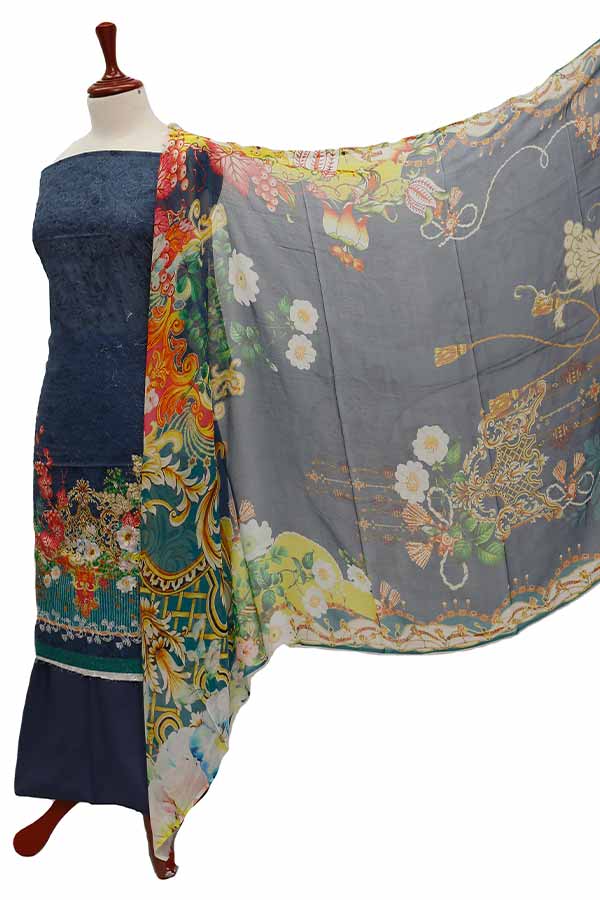 Chiken Kari Lawn Chiffon Duptt'21 D#12-15