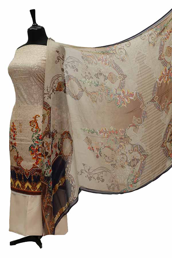 Chiken Kari Lawn Chiffon Duptt'21 D#12-16