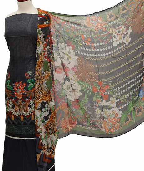 Chiken Kari Lawn Chiffon Duptt'21 D#12-20