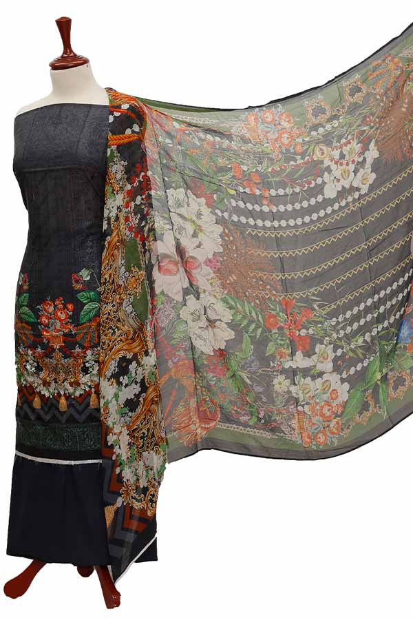 Chiken Kari Lawn Chiffon Duptt'21 D#12-20