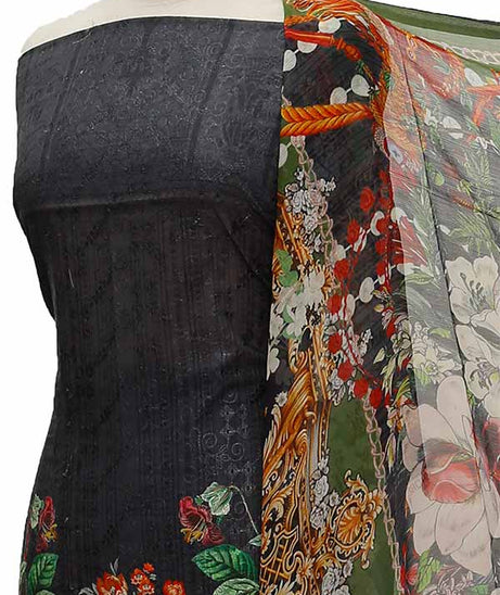 Chiken Kari Lawn Chiffon Duptt'21 D#12-20