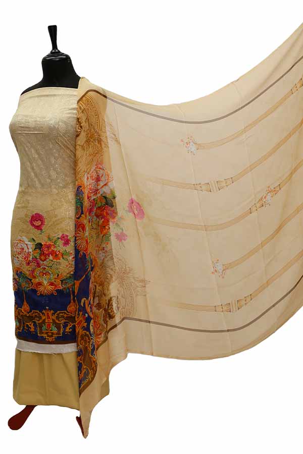 Chiken Kari Lawn Chiffon Duptt'21 D#12-41