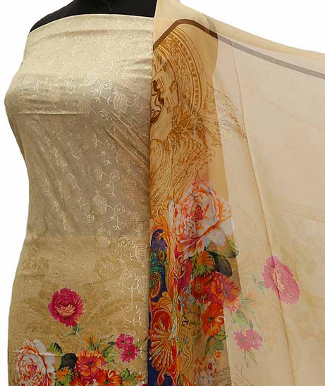 Chiken Kari Lawn Chiffon Duptt'21 D#12-41