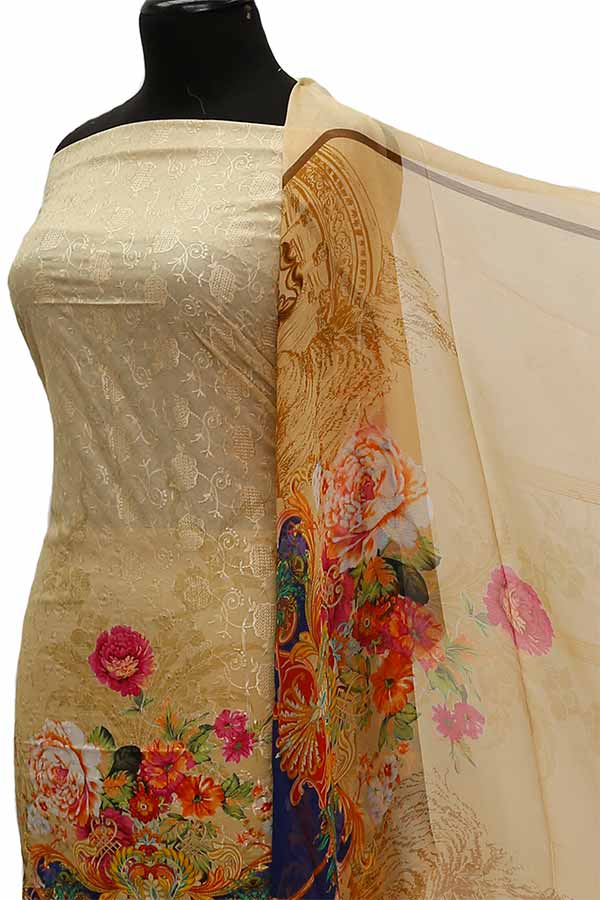 Chiken Kari Lawn Chiffon Duptt'21 D#12-41