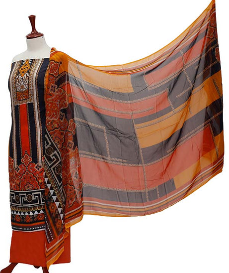 Colorita D/Print Lawn`21 D#3345 (Orange)