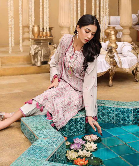 Lala Bahar Swiss Voile`23 Cielo