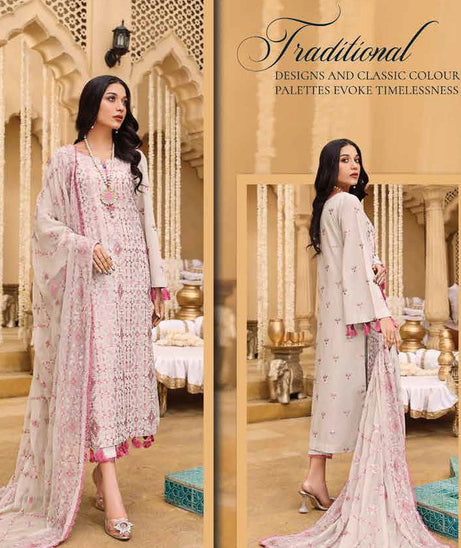 Lala Bahar Swiss Voile`23 Cielo
