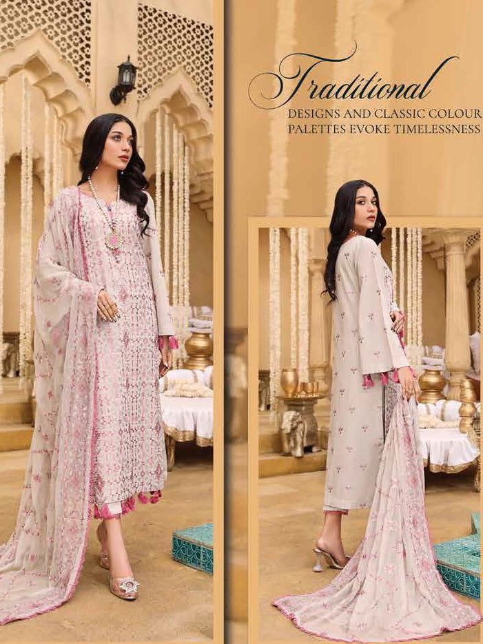 Lala Bahar Swiss Voile`23 Cielo