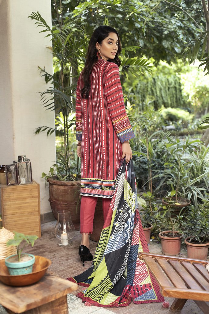 Lakhany Komal Khaddar`21 D#506 (Red)